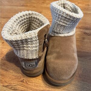 UGG Tan and Cream Boots